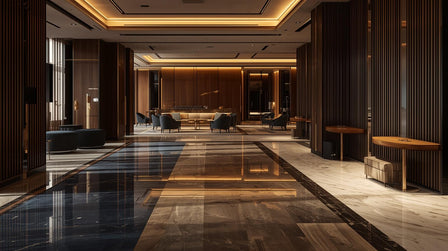 Matching Carpet with Lighting & Interior Materials