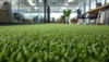 Office Interior Design Using Grass Carpet