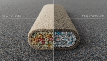 Solution Dyed vs Piece Dyed Carpet – Which Is Better for Commercial Projects?