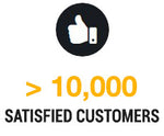 10000 satisfied customers