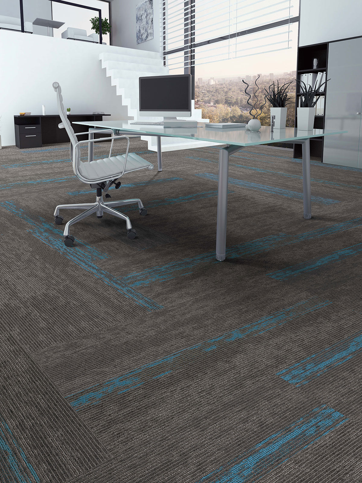 Aurora plank office flooring Singapore