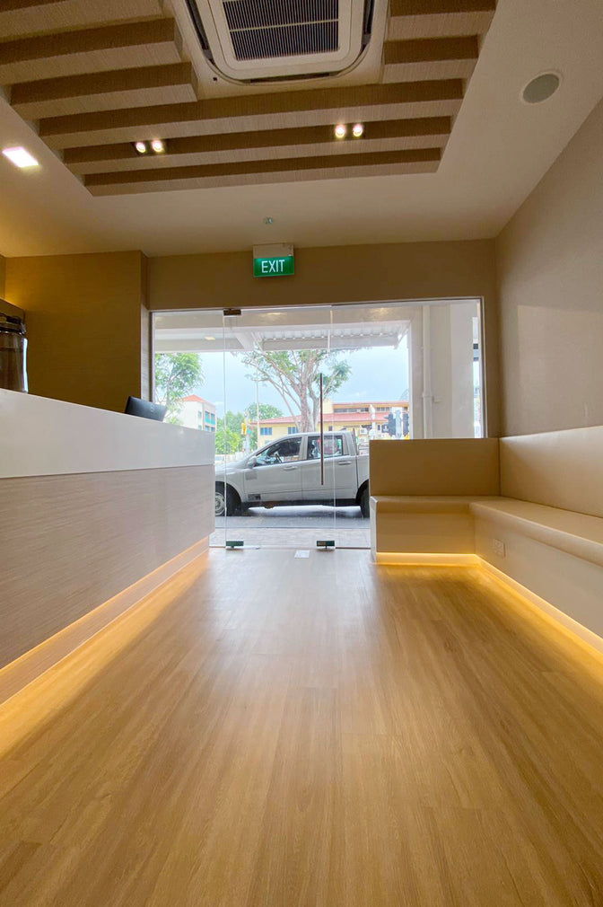 Dental clinic flooring project Singapore