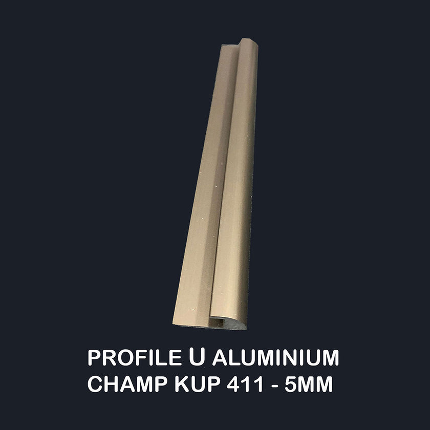 profile u aluminium champ kup 411 5mm singapore
